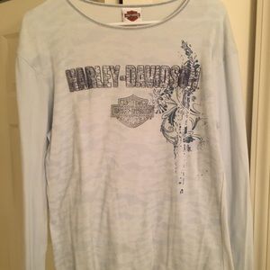 Woman’s Light Blue Harley T-Shirt